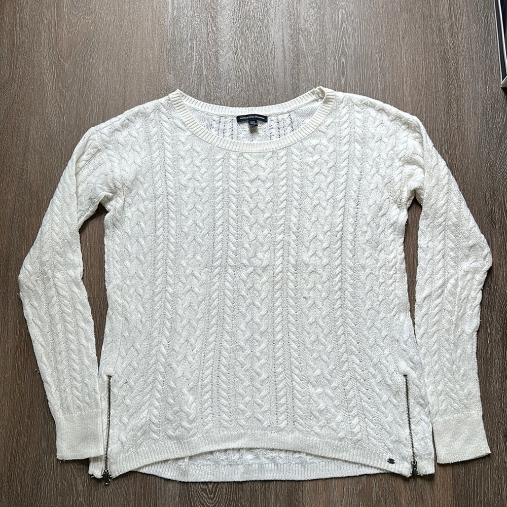 White sweater